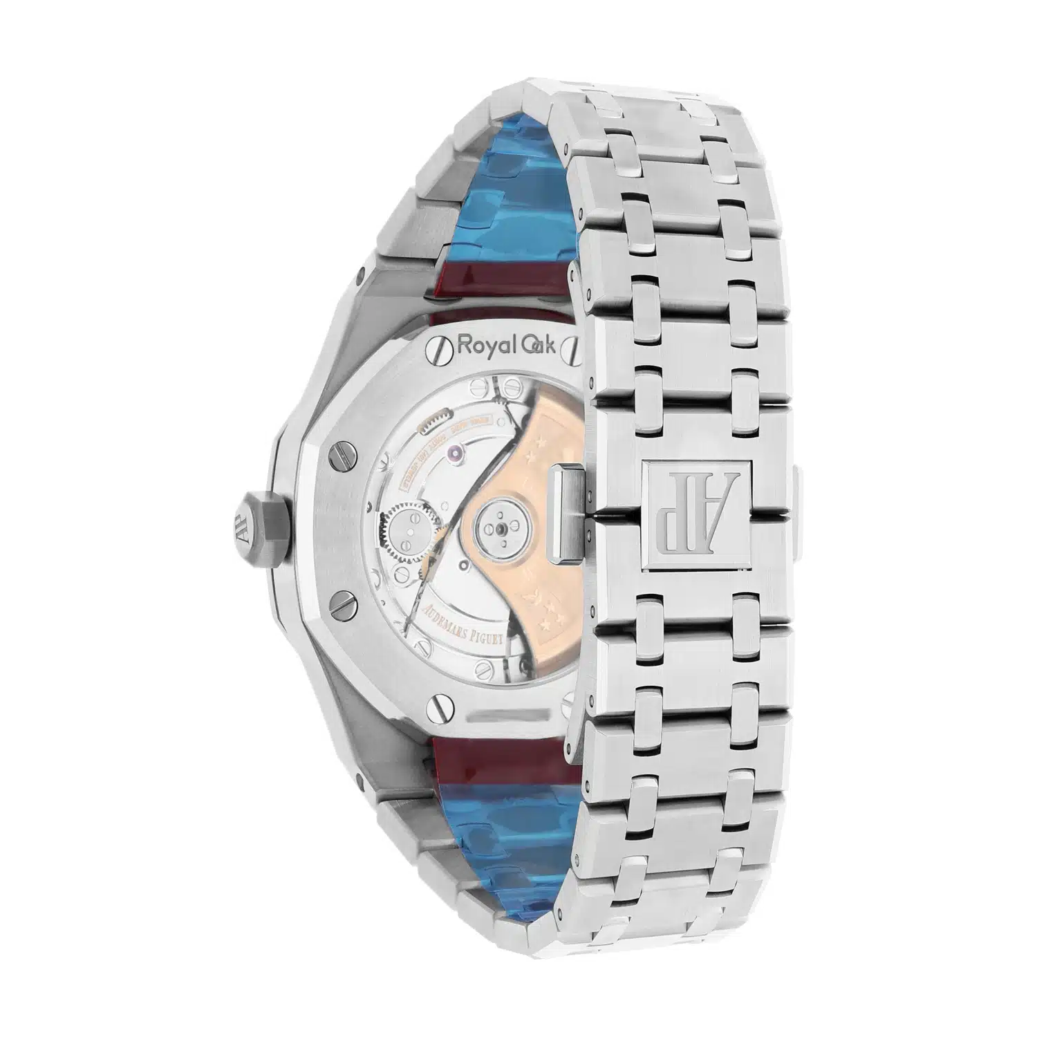 Audemars Piguet Royal Oak 15451ST.ZZ.1256ST.03 Automatic Factory Diamond Bezel Blue Dial 37mm Watch – image 7