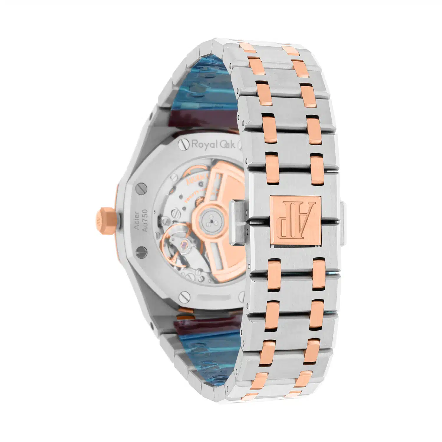 Audemars Piguet Royal Oak 77350SR.OO.1261SR.01 Automatic Silver Dial Stainless Steel and 18kt Rose Gold Watch – image 7