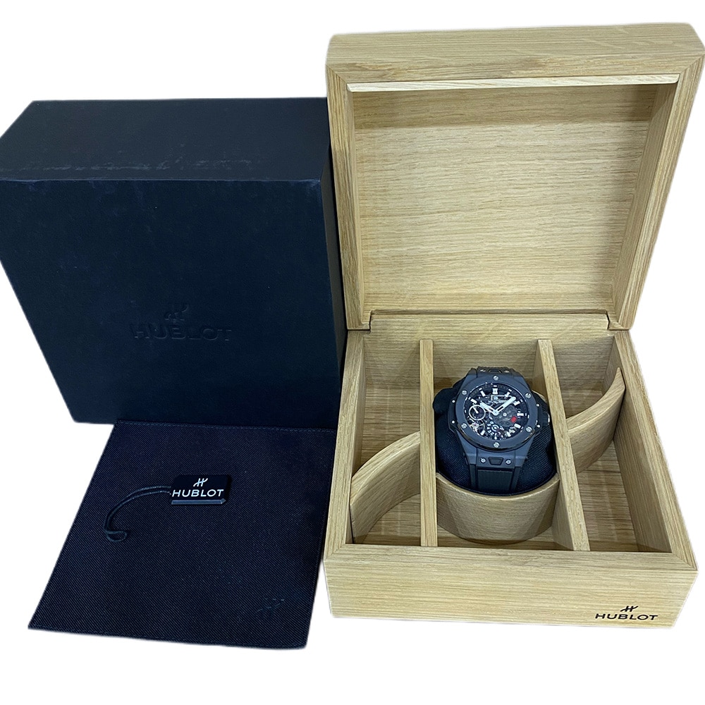 Hublot Big Bang Meca-10 414.CI.1123.RX Black Ceramic with Black Rubber Watch