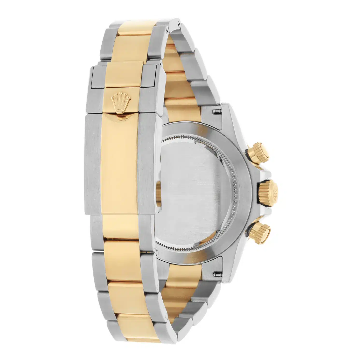 Rolex Daytona Stainless Steel Yellow Gold Black Dial Mens Watch 116523 – image 7