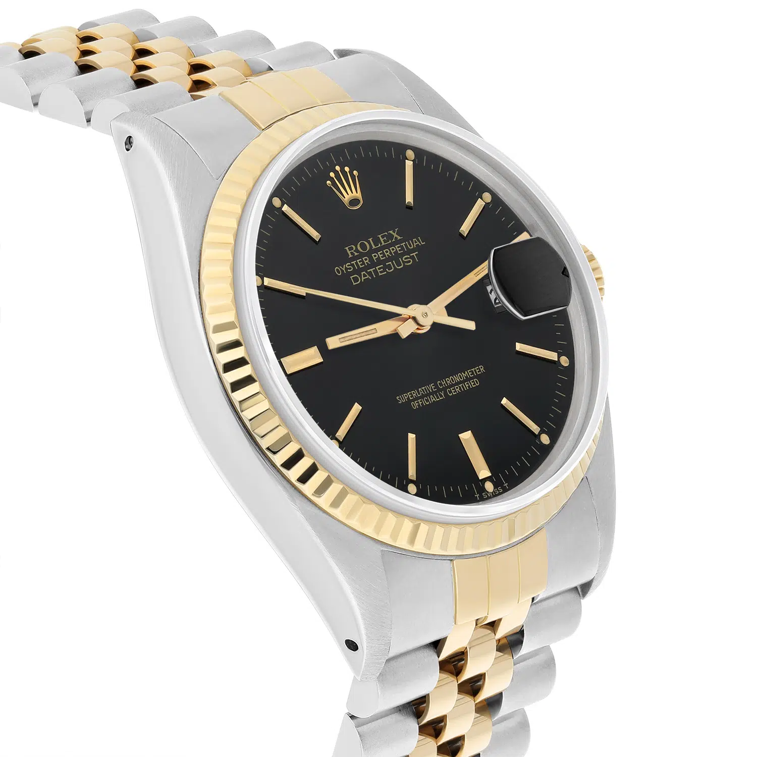 Rolex Datejust 36mm Two Tone Black lndex Dial Jubilee 16013 Circa 1987 Complete – image 6
