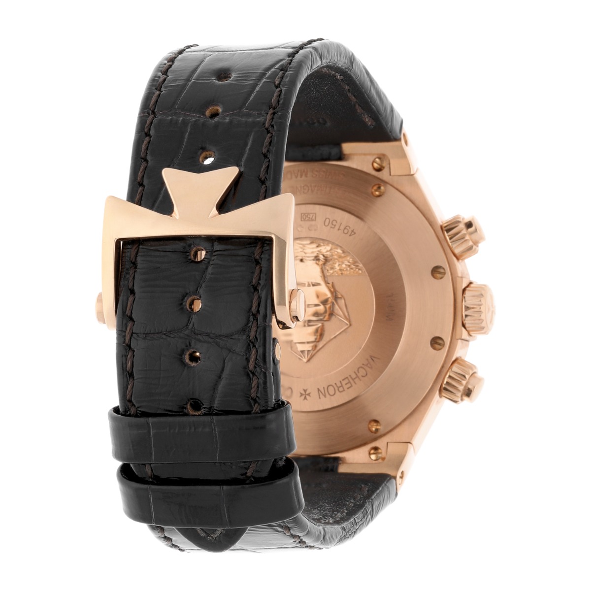Vacheron Constantin Overseas Automatic Rose Gold Mens Watch Date 49150/000R-9338