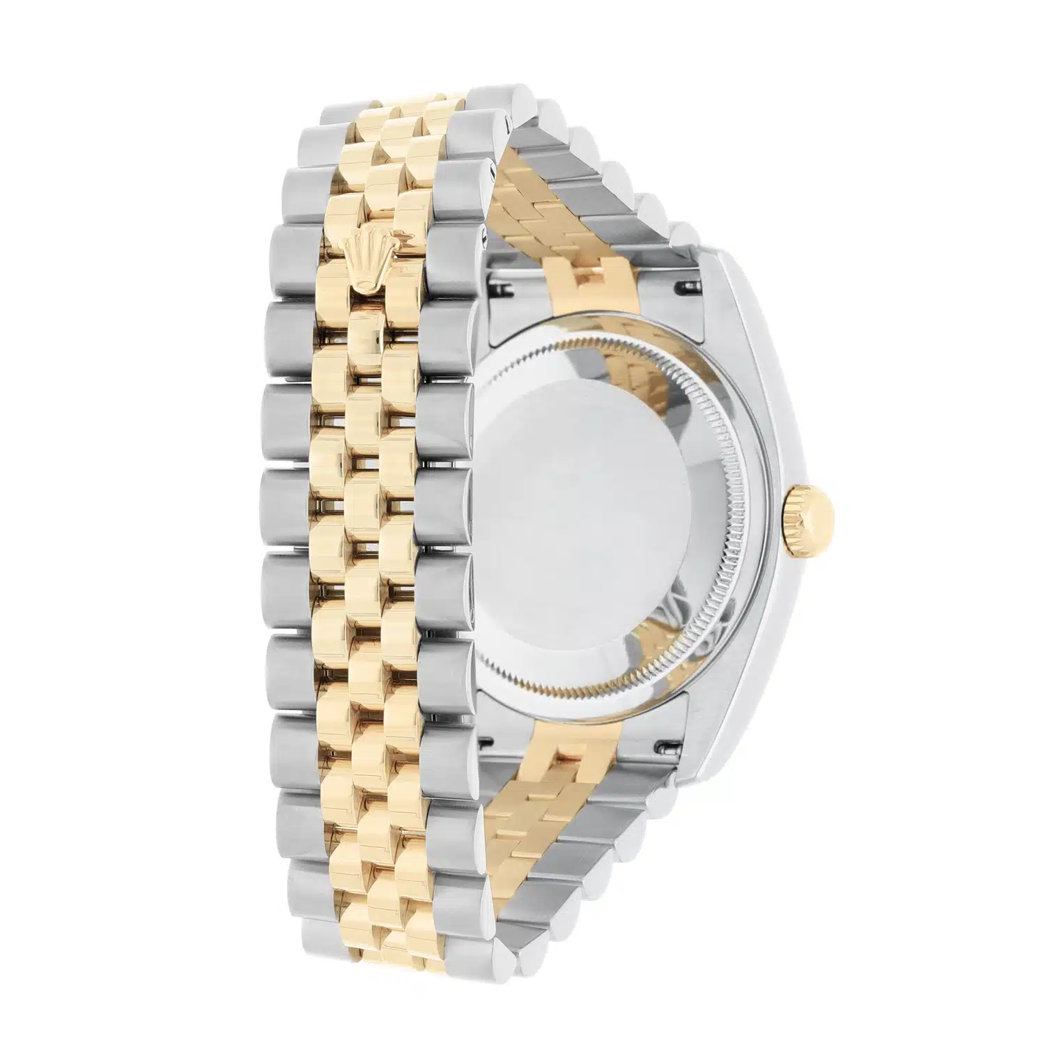 Rolex Datejust 36 Jubilee 116233 Stainless Steel & Yellow Gold Watch Tuxedo Index Dial – image 9