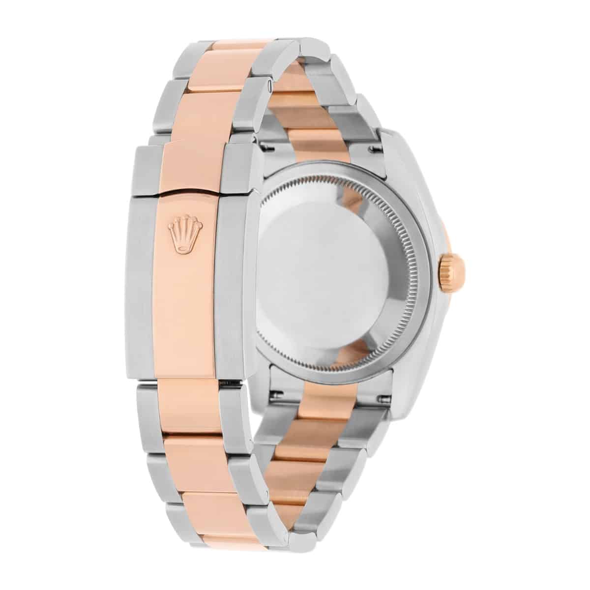 Rolex DateJust 116261 Turn-O-Graph 36mm Two-Tone Rose Gold Watch Oyster