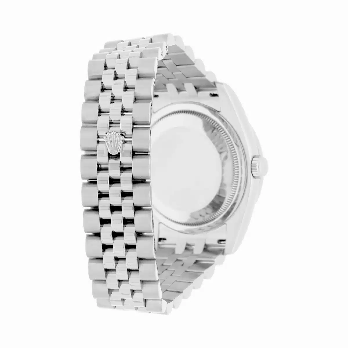 Rolex Datejust 36 Diamond Bezel Black Index Dial Jubilee Band Watch – image 7