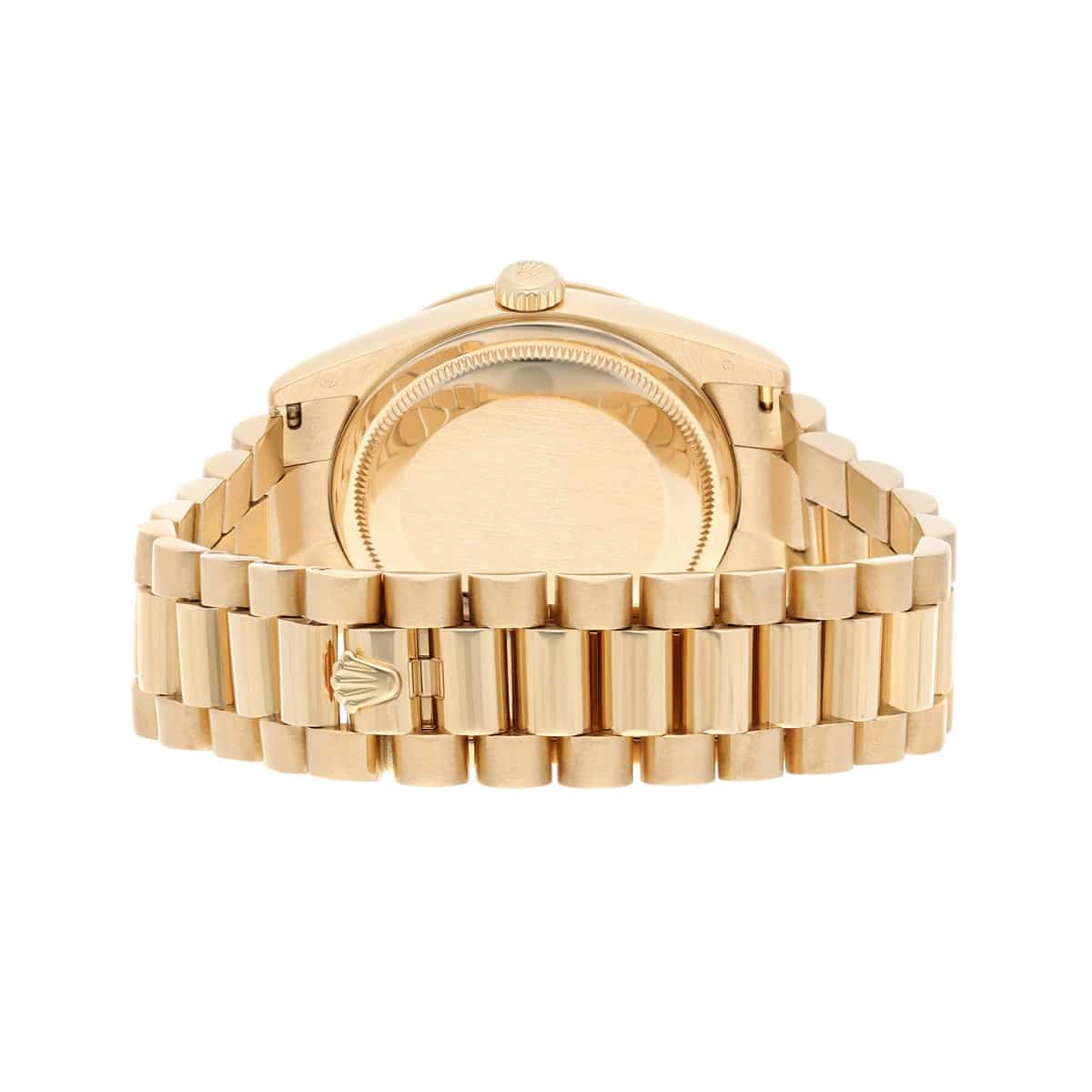 Rolex Day Date 118238 Presidential 36 mm 18K Yellow Gold Black Diamond Dial