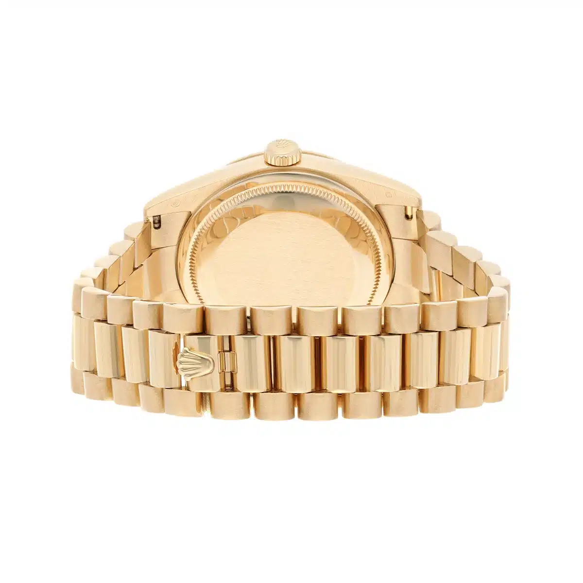 Rolex Day Date 118238-0111 Presidential 36 mm 18K Yellow Gold Black Diamond Dial – image 7
