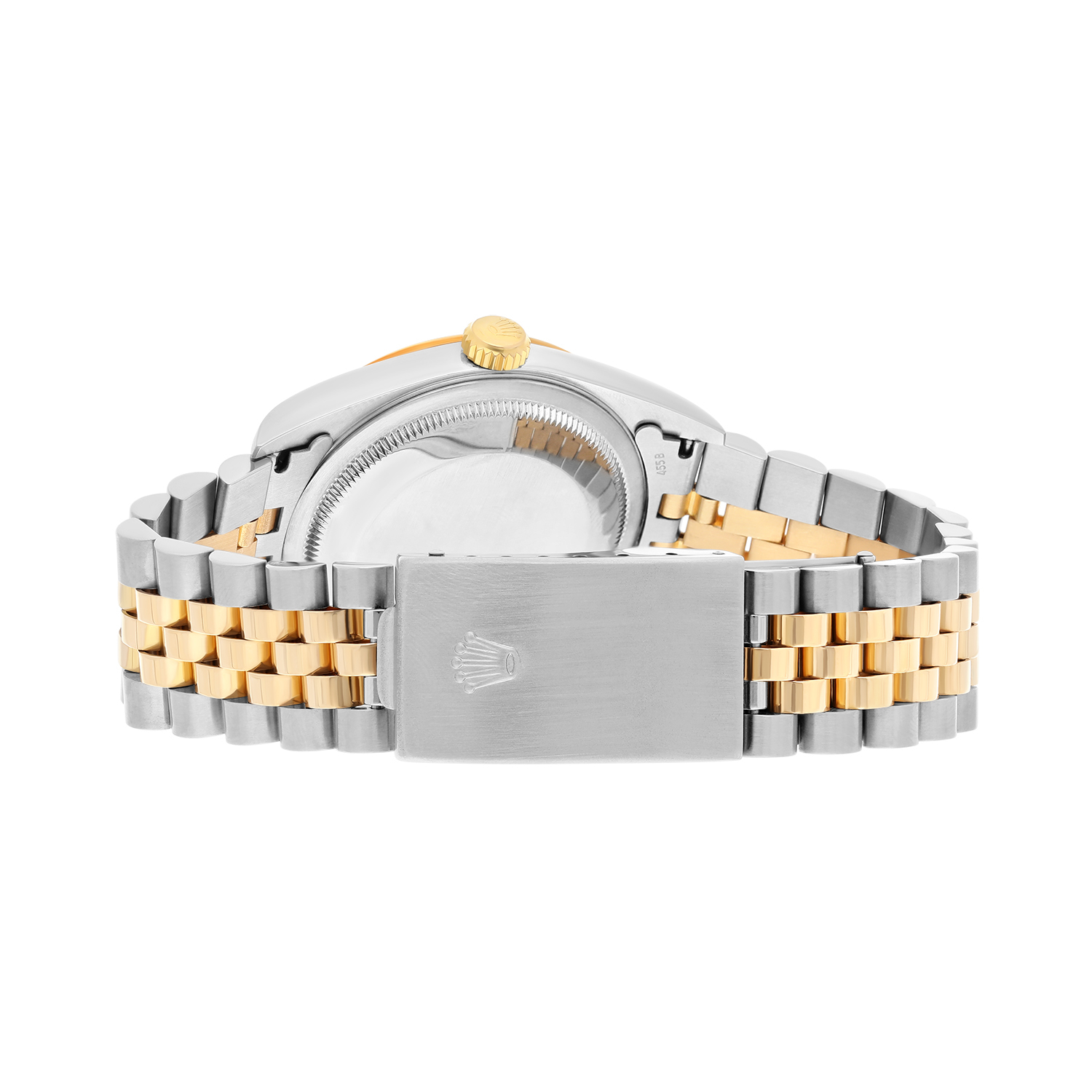 Rolex Datejust 36 Steel & Gold 16203 Silver Roman Jubilee Complete 2003