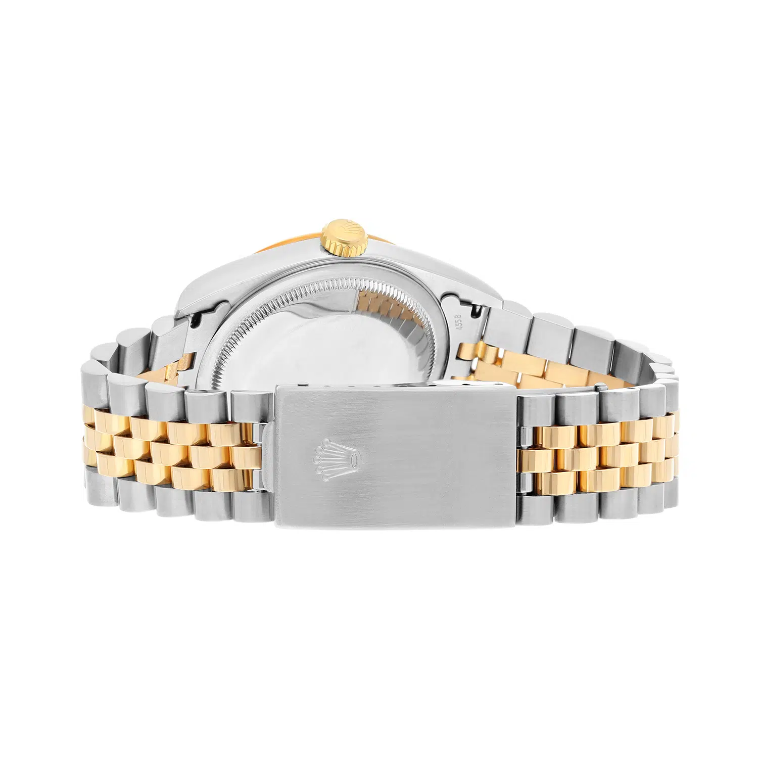 Rolex Datejust 36 Steel & Gold 16203 Silver Roman Jubilee Complete 2003 – image 6