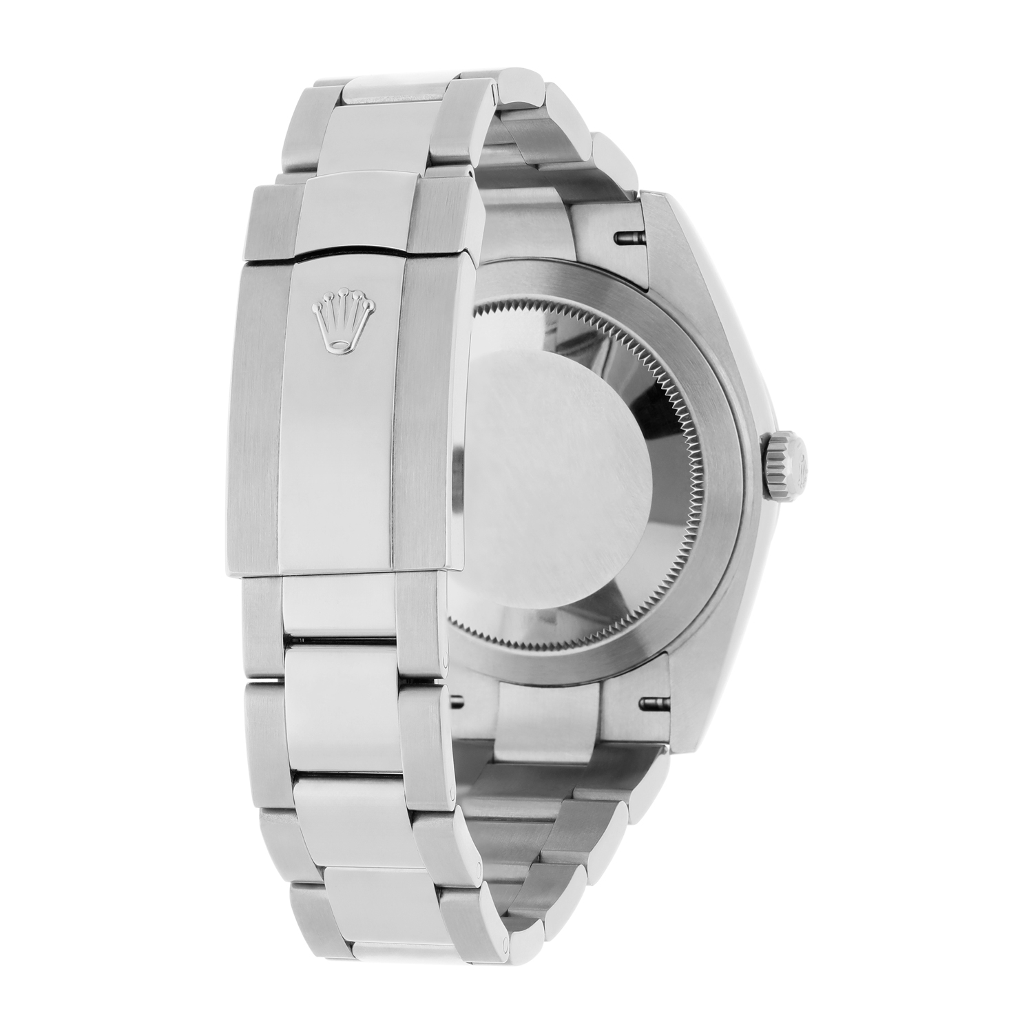 Rolex Datejust 41 Steel Grey Index Dial Mens Oyster Watch Complete 126300