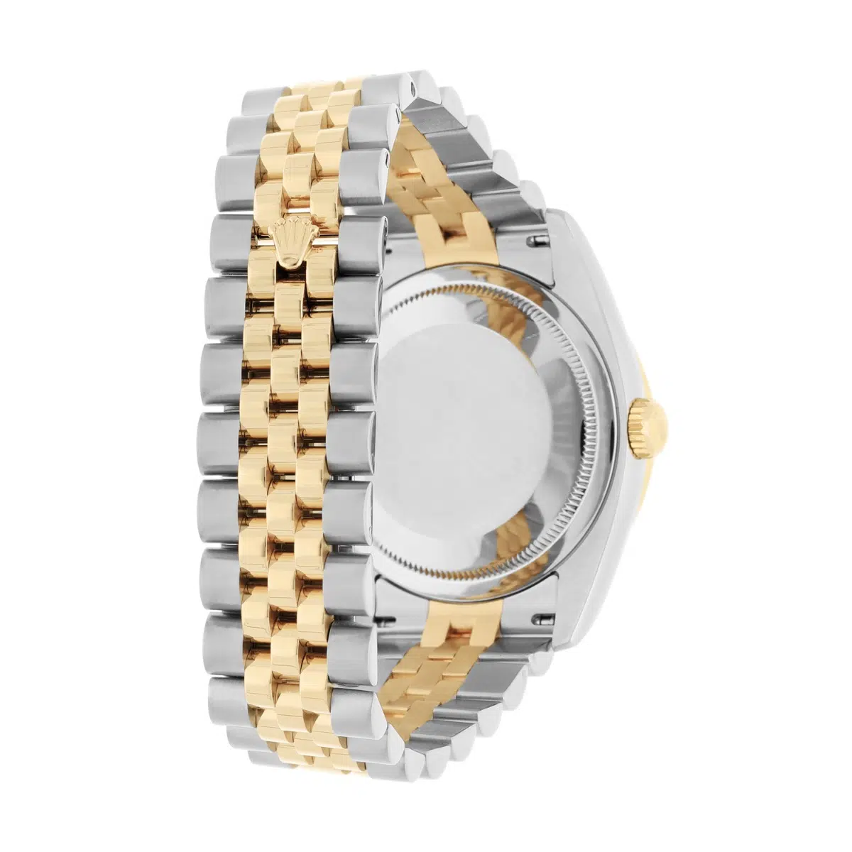 Rolex Datejust 36 2tone 116233 Diamond Bezel Grey Roman Dial Jubilee Band – image 7