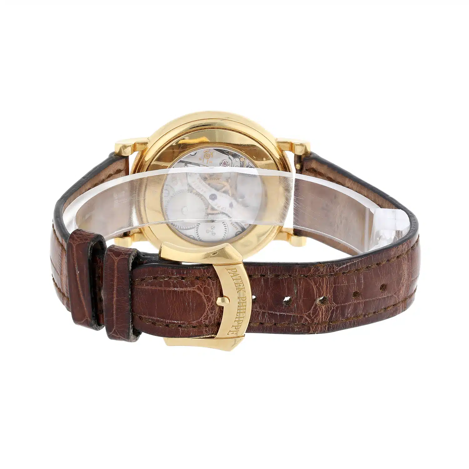 Patek Philippe Calatrava Yellow Gold 4959J-001 Mother Of Pearl Diamond Dial Tiffany – image 7