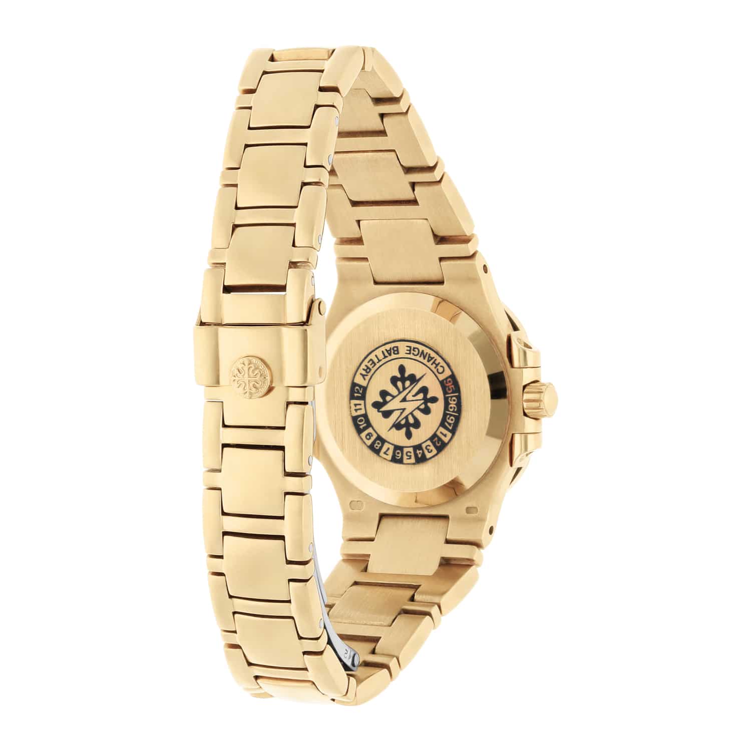 Patek Philippe Nautilus 4700/53 18K Yellow Gold and Diamonds 28mm Quartz Watch