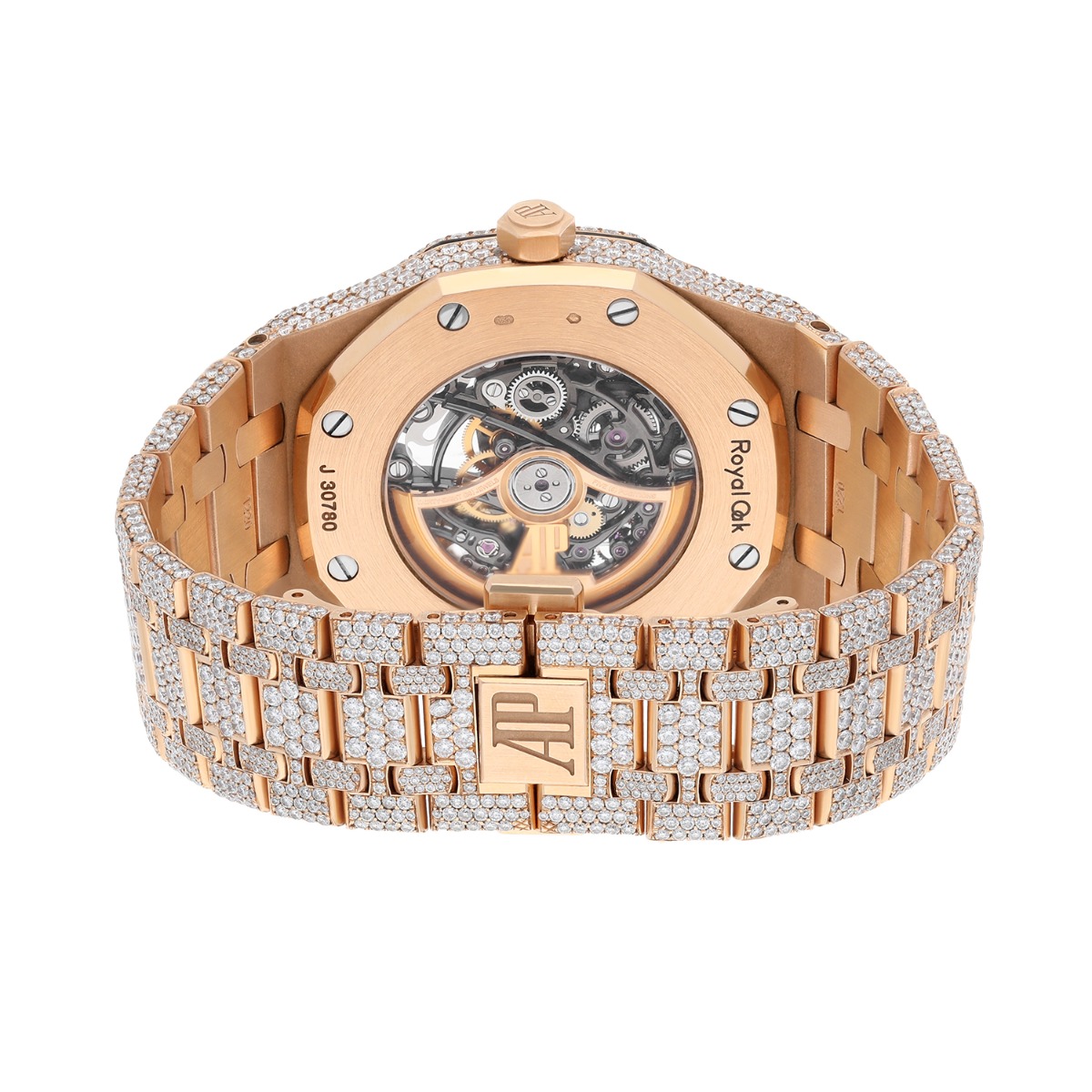 Audemars Piguet Royal Oak 15407OR.OO.1220OR.01 Double Balance Wheel Iced Out