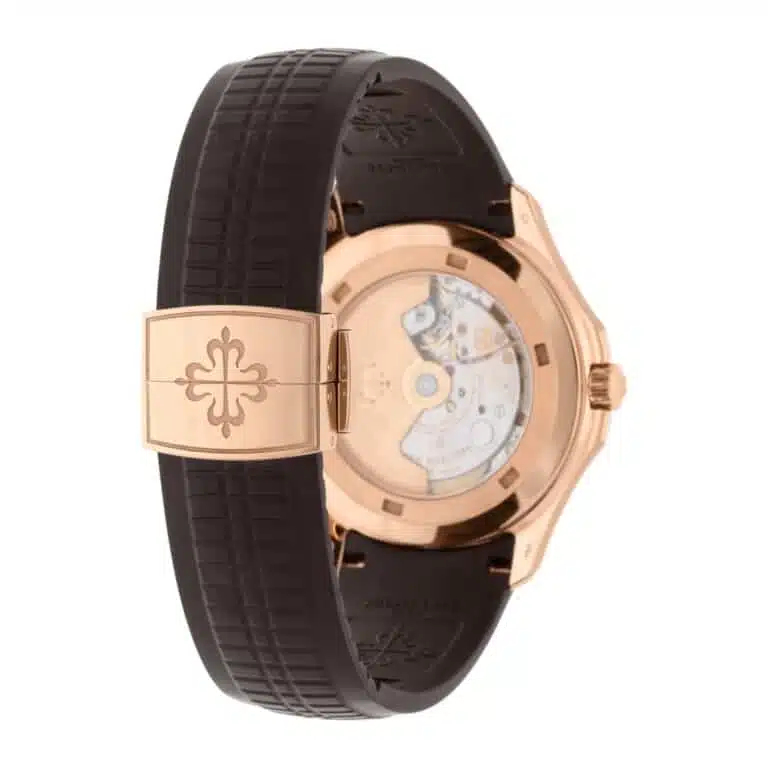 Patek Philippe Aquanaut 5167R Rose Gold With Brown Rubber Watch – image 7