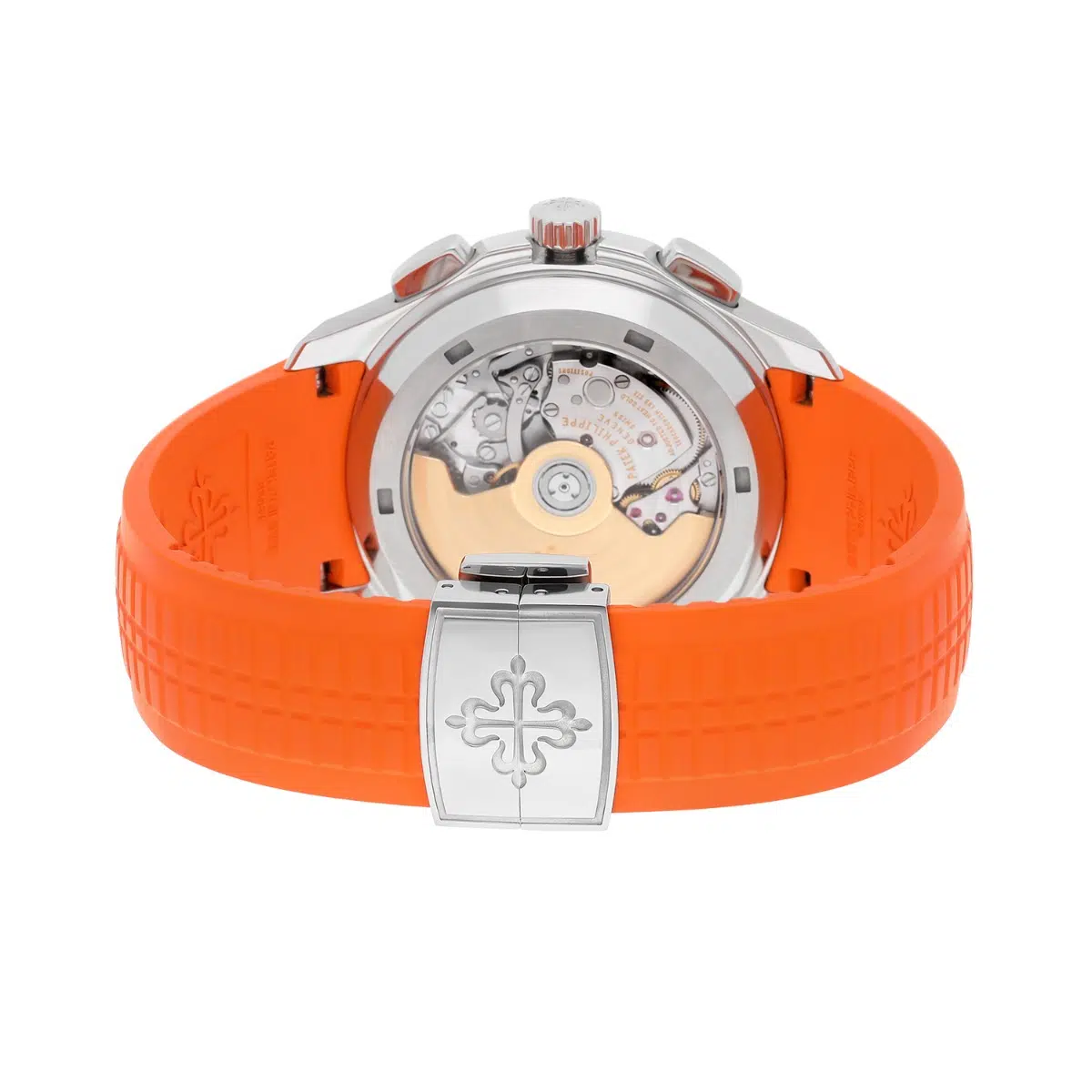 Patek Philippe 5968A Aquanaut Chronograph Orange Band Mens Watch Box/Papers – image 8