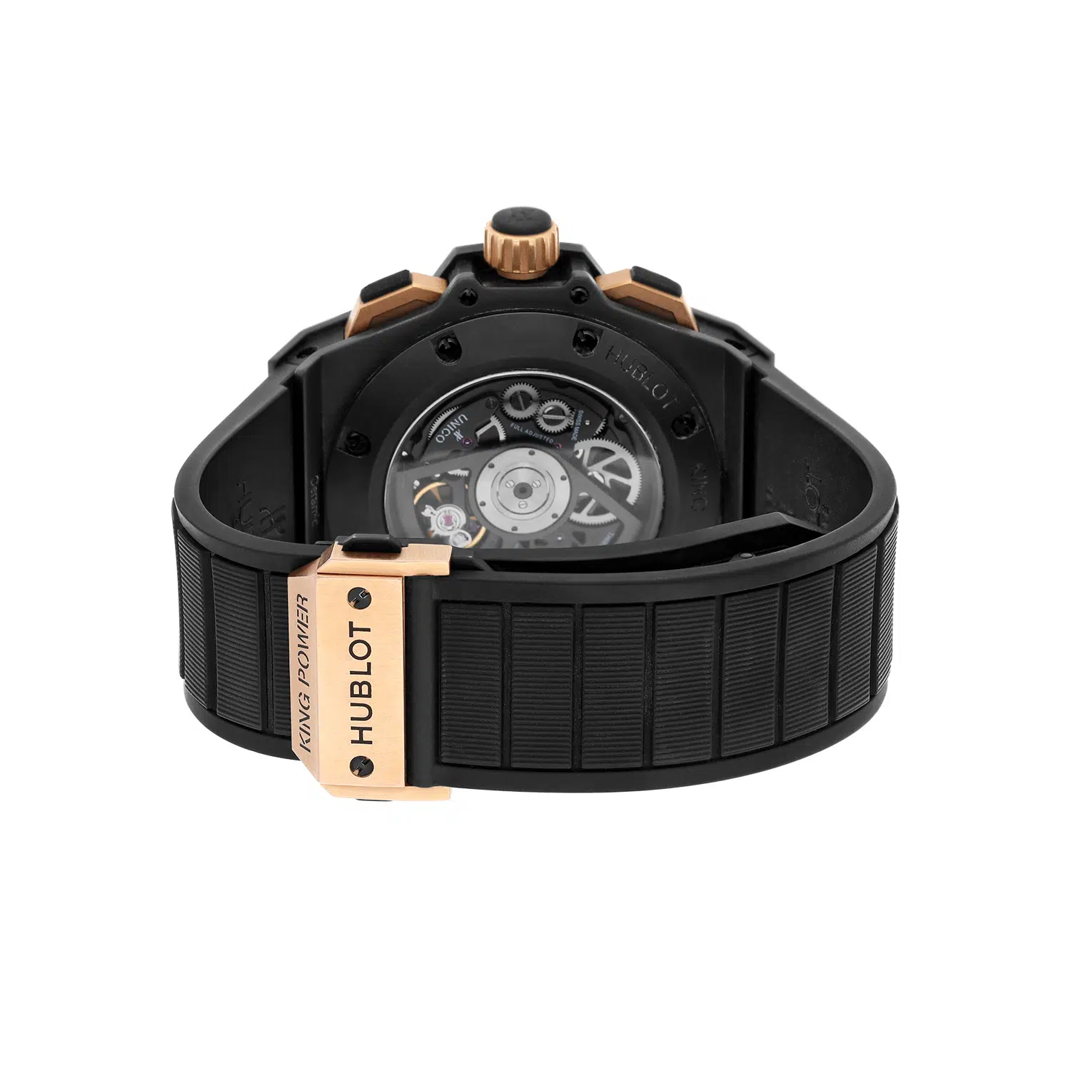 Hublot King Power Unico 701.CO.0180.RX Rose Gold Ceramic King Gold Skeleton – image 7