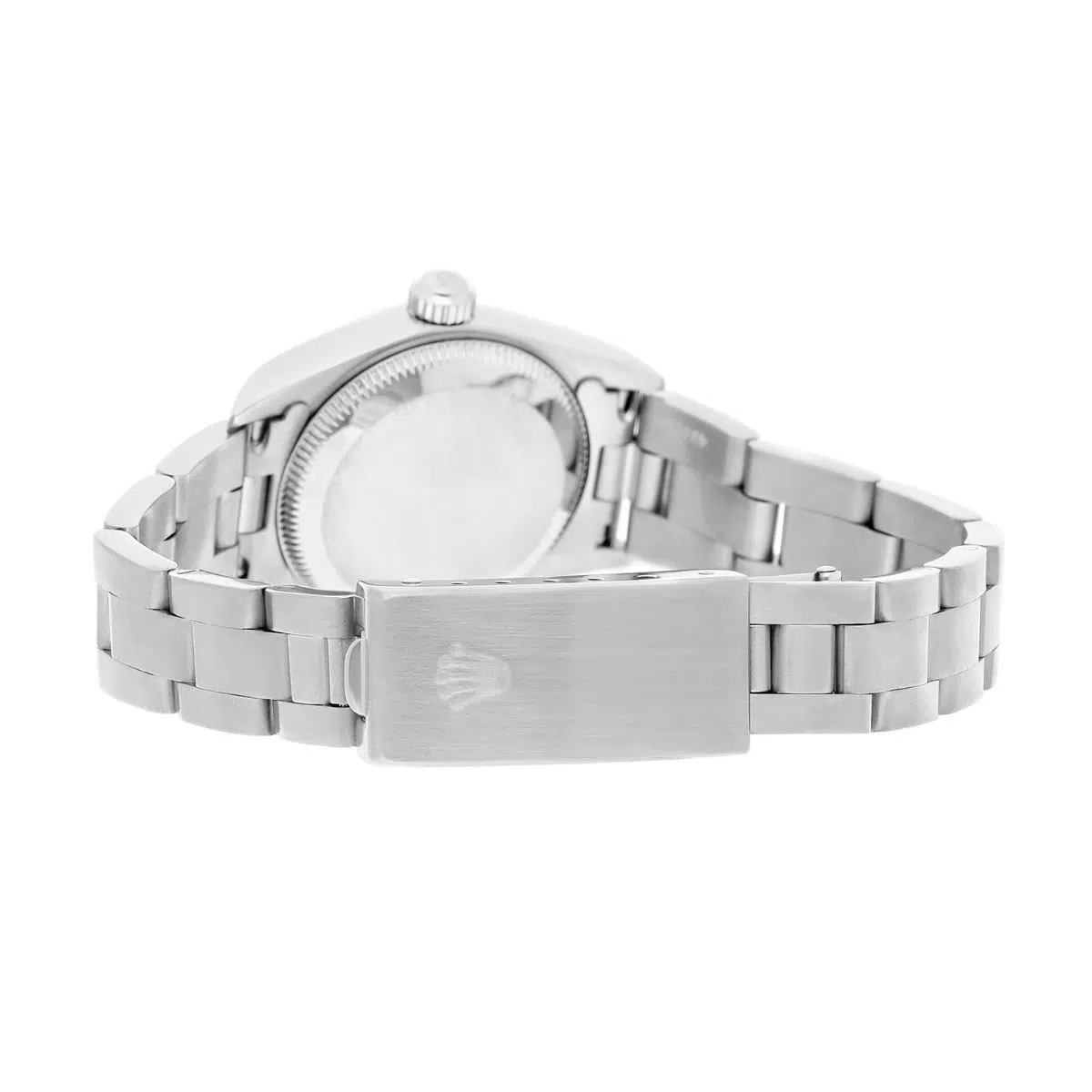 Rolex Ladies Oyster Perpetual Stainless Steel Automatic Watch Blue Dial 76030 Circa 2002 – image 7