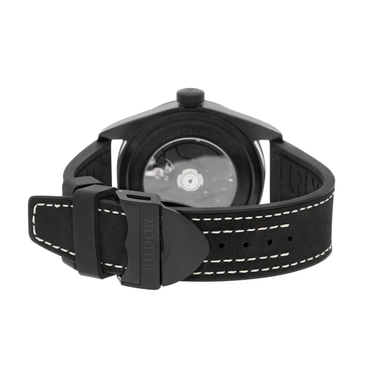 Tudor Black Bay 41 Black Ceramic Leather Strap Men's Watch M79210CNU-0001 Unworn – image 7