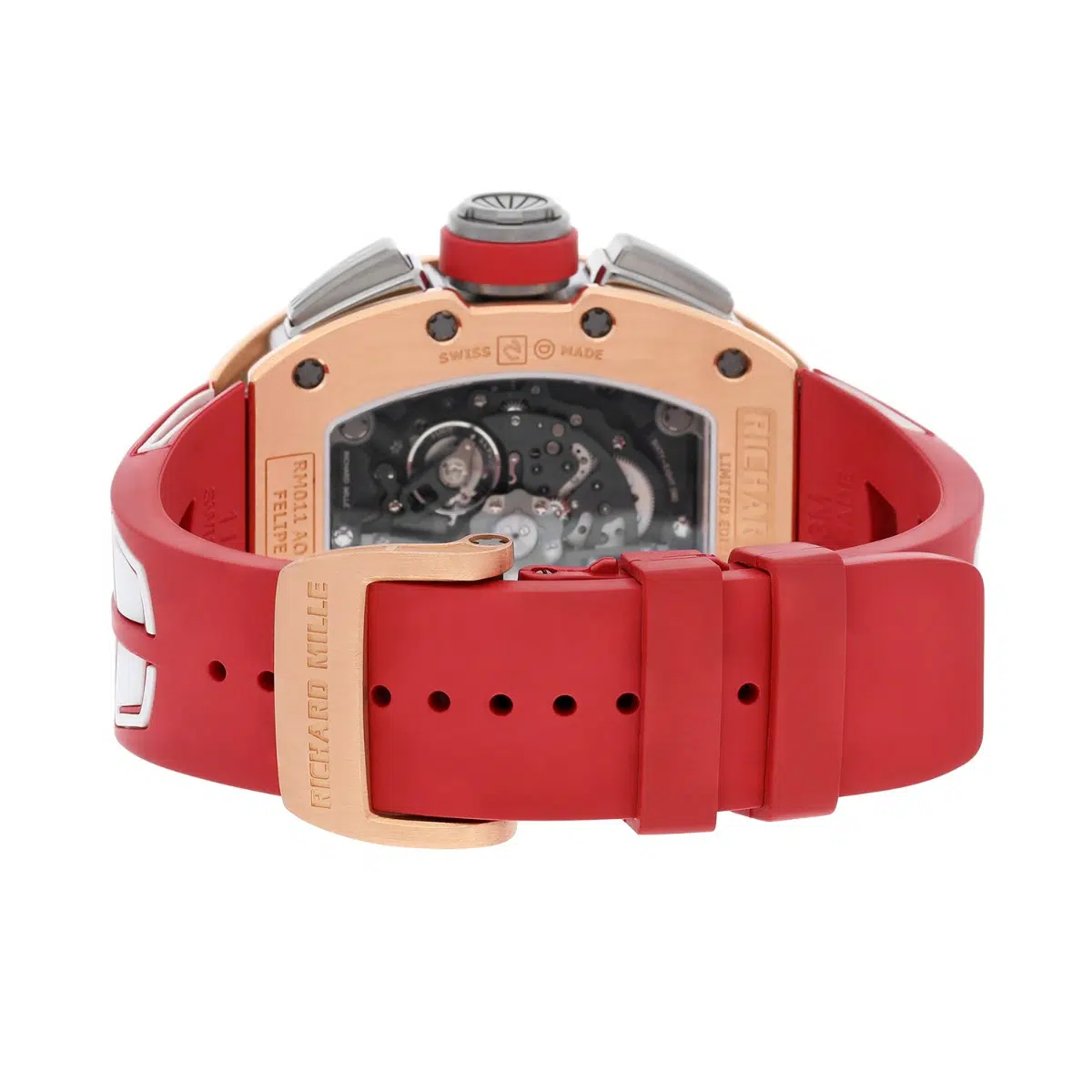 Richard Mille Men's Watch RM011-FM Felipe Massa Chronograph 'Red Demon' Rose Gold – image 8