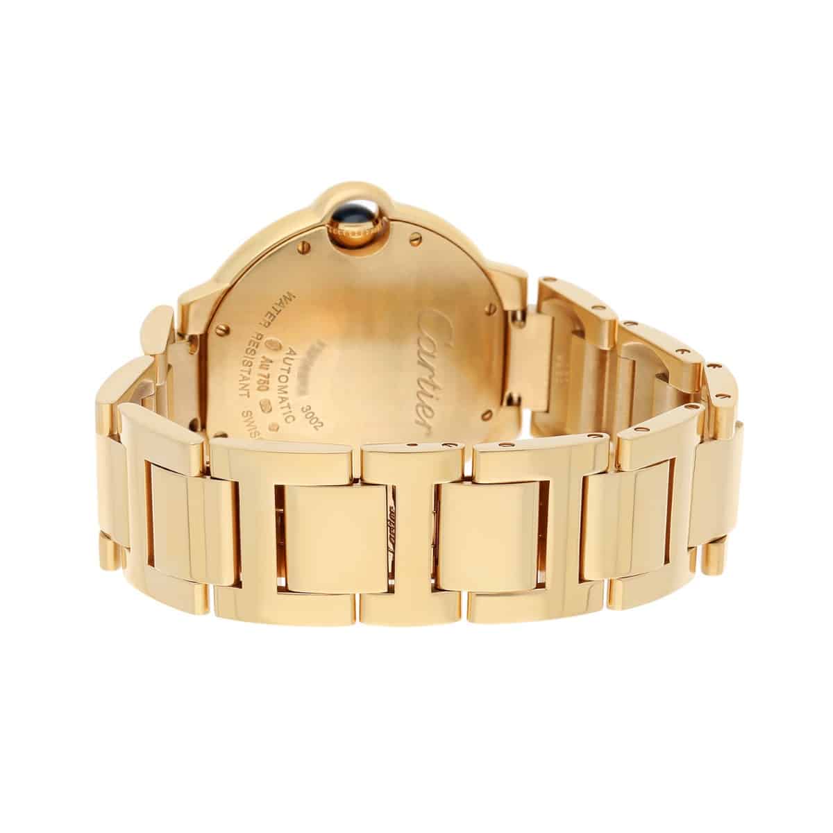 Cartier Ballon Bleu 36mm 18K Yellow Gold with Diamond Dial 3002