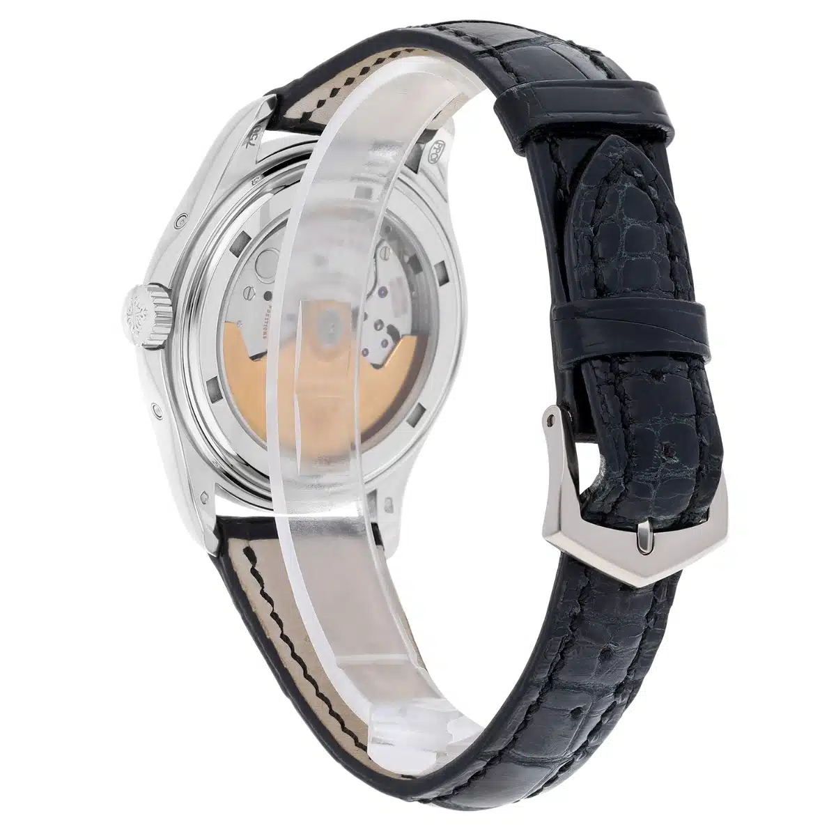 Patek Philippe Complications Annual Calendar White Gold Watch with Leather Band 5035G-010 – image 7