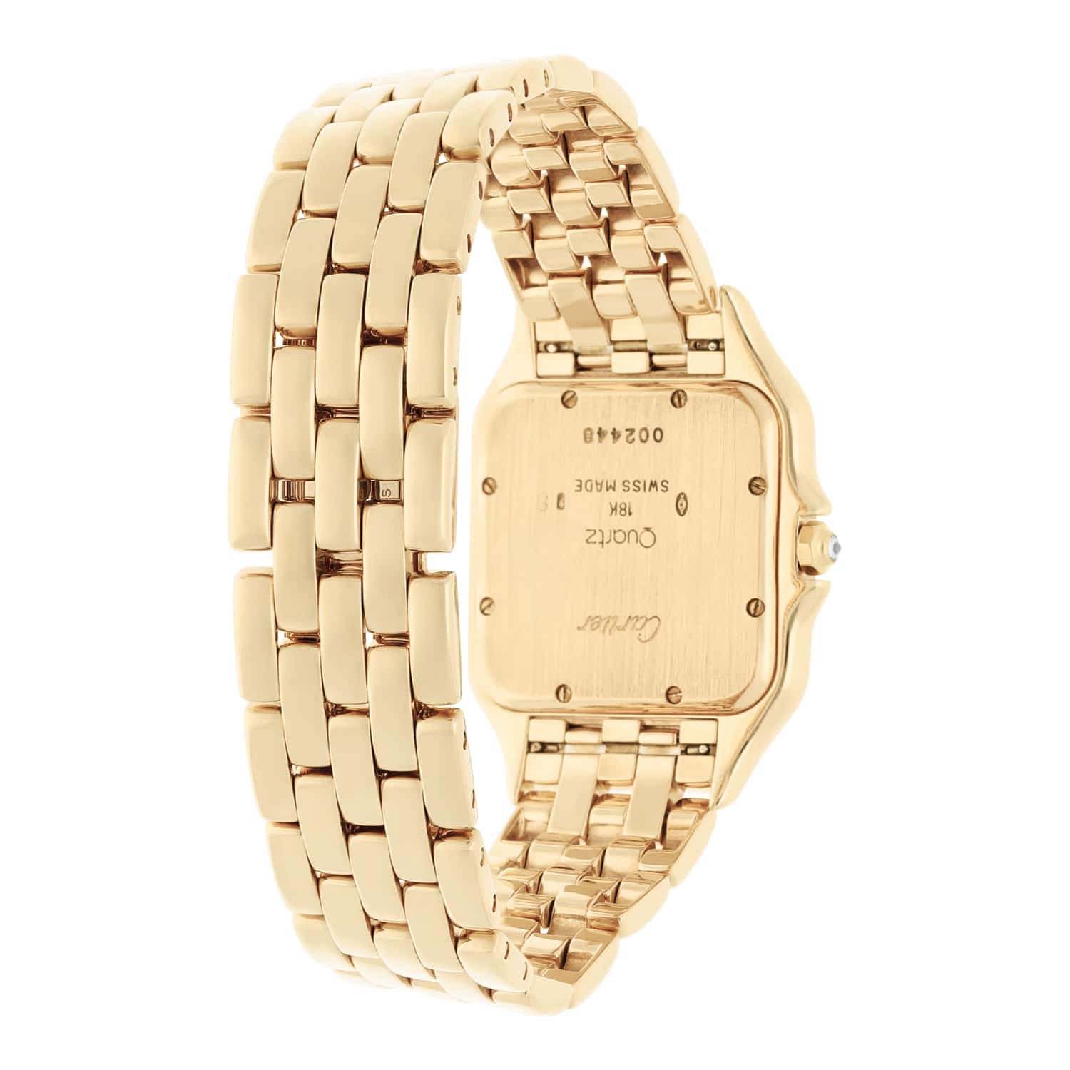 Cartier Panthere 29mm Ladies Large 18K Yellow Gold Watch with Diamonds 887968