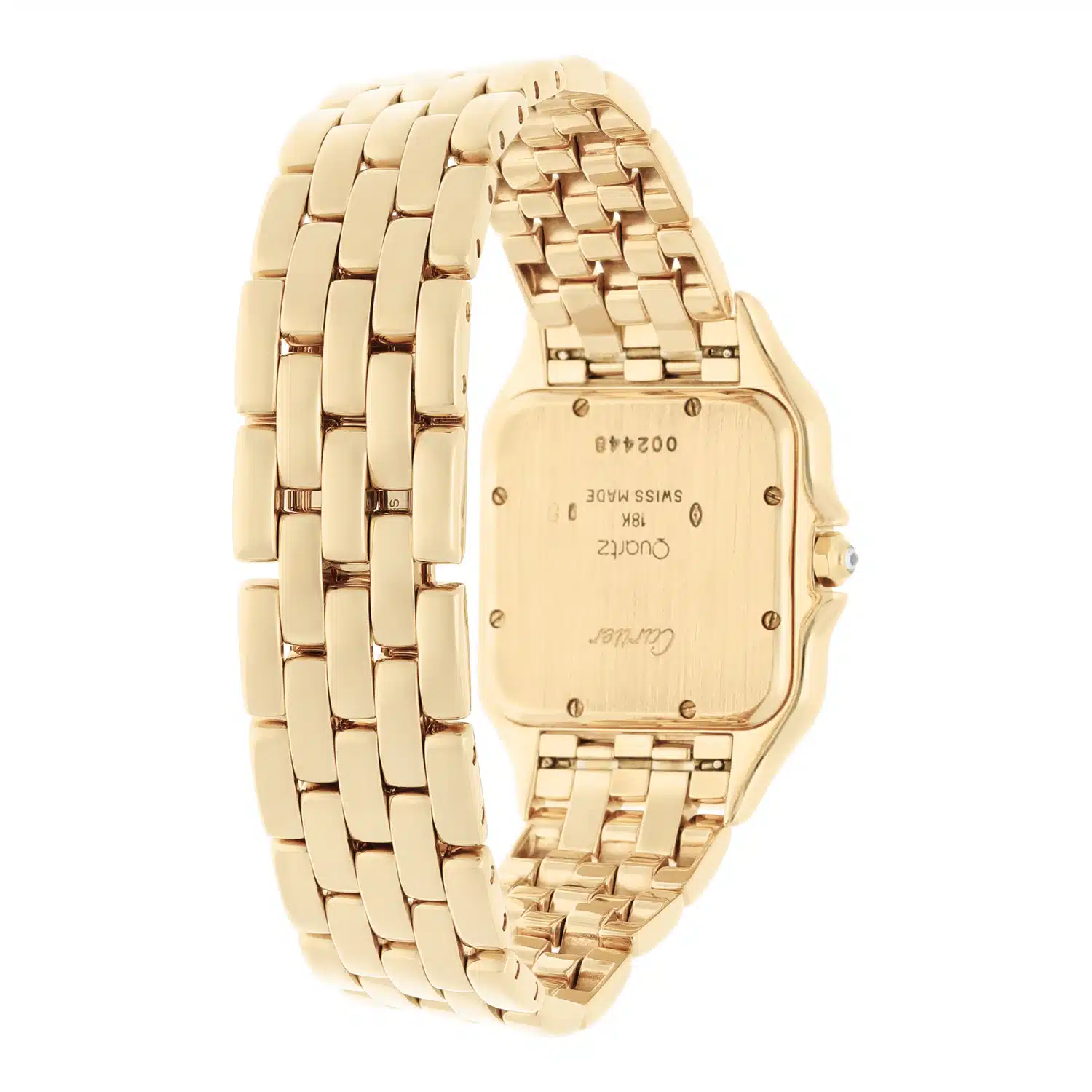 Cartier Panthere 887968 29mm Ladies Large 18K Yellow Gold Watch with Diamonds – image 7