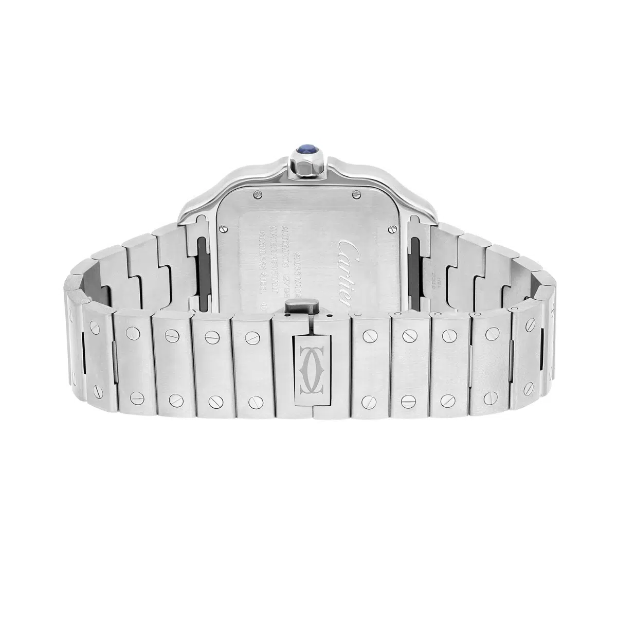 Cartier Santos De Cartier Blue Dial Stainless Steel Men's Watch WSSA0048 Complete – image 8