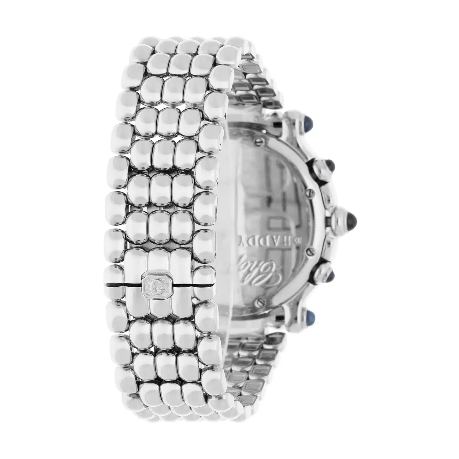 Chopard Happy Sport Chronograph Steel Ladies Watch with Diamonds 38mm 28/8267-23 – image 7