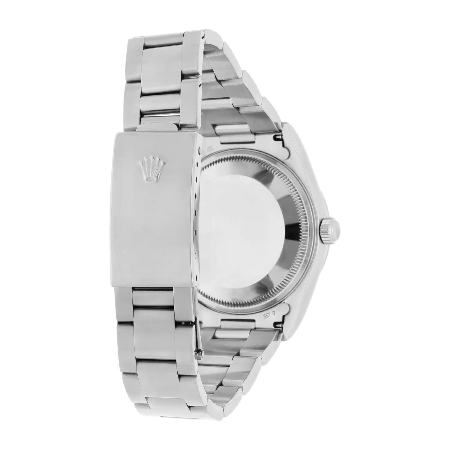 Rolex Date 34mm Stainless Steel Watch Oyster Band Silver Dial Circa 15200 - 1997 – image 7