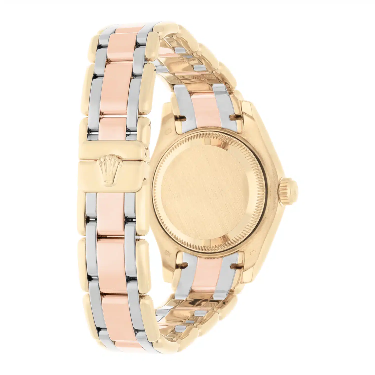 Rolex Lady-Datejust Tridor Pearlmaster 18K Rose/Yellow/White Gold 29mm Ladies Box Papers 69318 – image 7