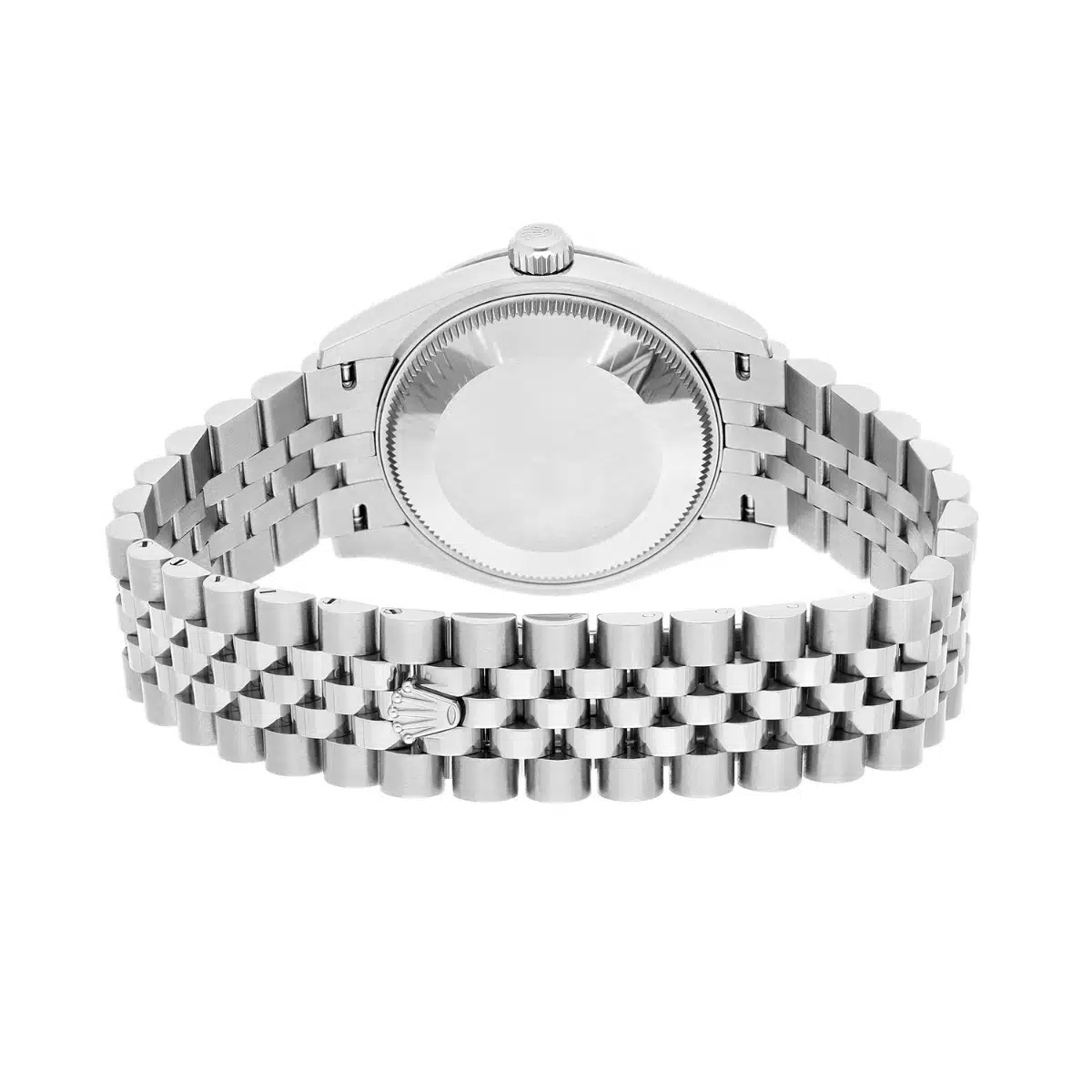 Rolex Datejust Ladies 278274 31mm Silver Diamond Dial Fluted Bezel Jubilee Band – image 7