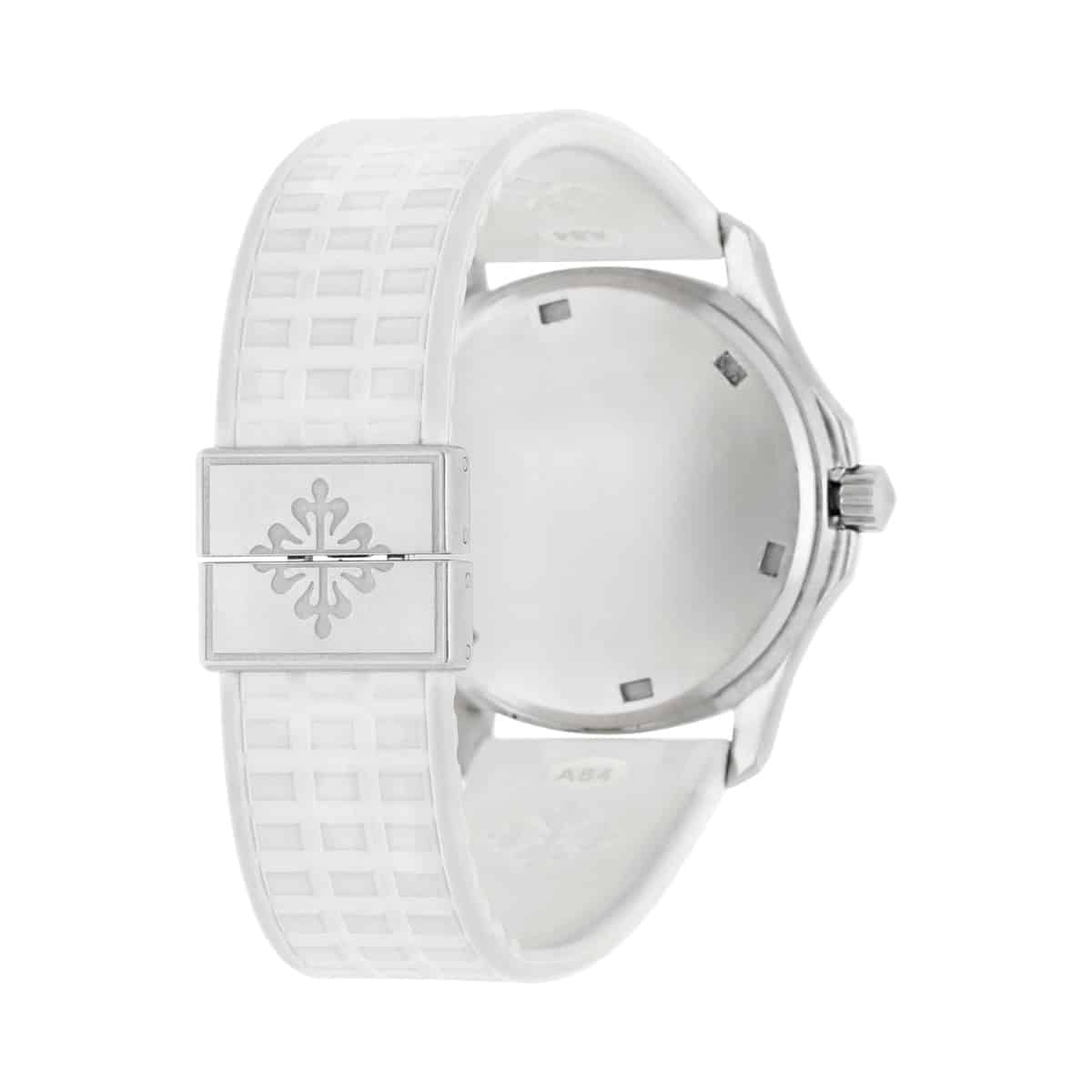 Patek Philippe Aquanaut 5067A White Dial Ladies Watch with Diamonds Papers 2010