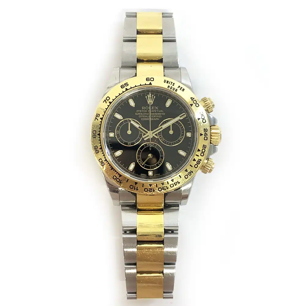 Rolex Daytona 116503 40mm Stainless Steel and Yellow Gold with Black Dial Watch 2016 – image 3