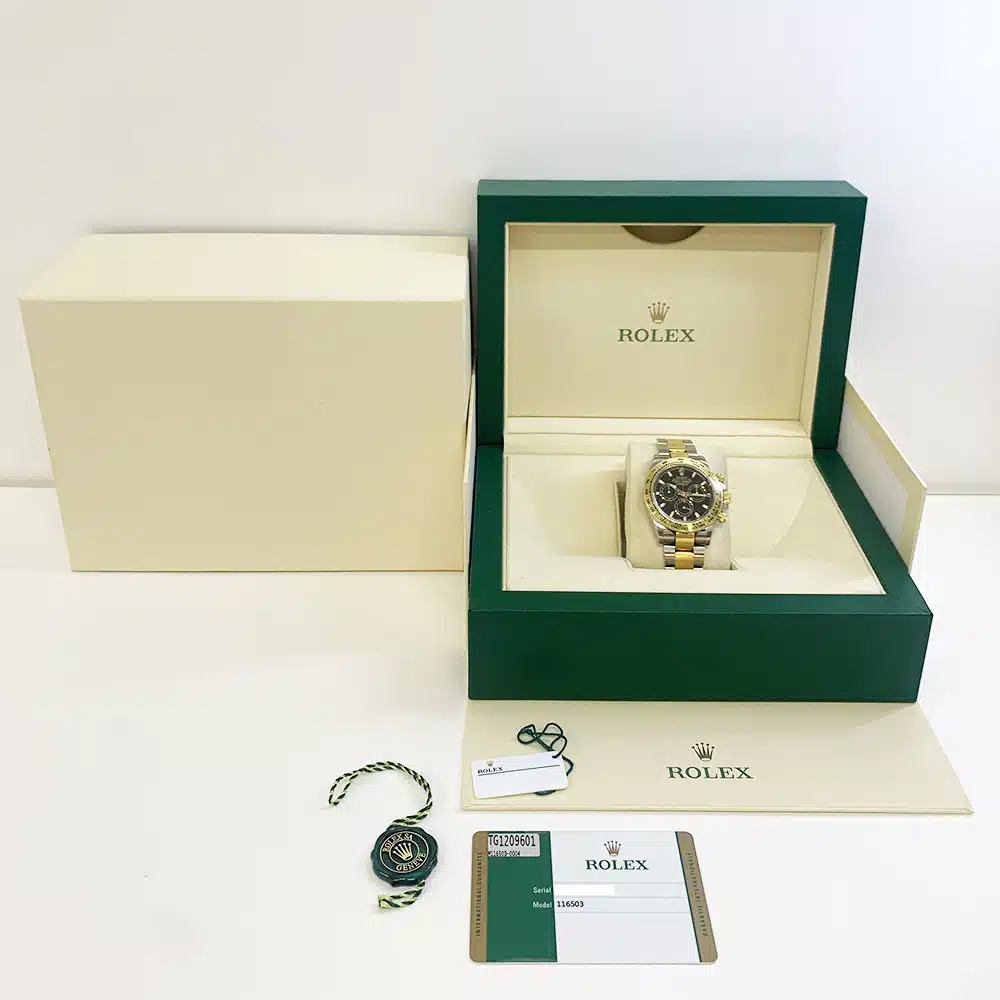 Rolex Daytona 116503 40mm Stainless Steel and Yellow Gold with Black Dial Watch 2016 – image 8