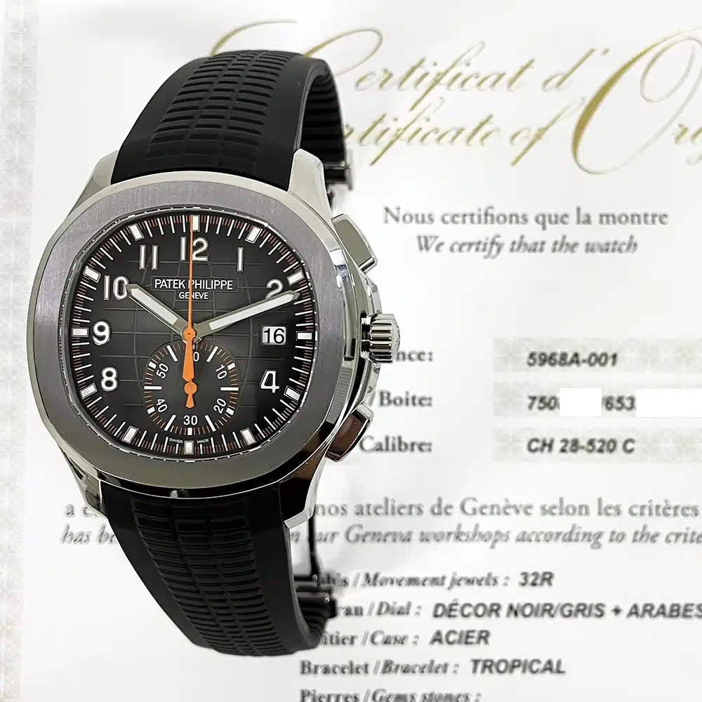 Patek Philippe 5968A-001 Aquanaut Chronograph 42.2mm Steel Case Mens Watch 2022 – image 3