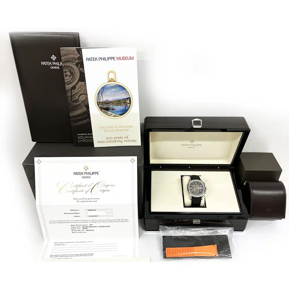 Patek Philippe 5968A-001 Aquanaut Chronograph 42.2mm Steel Case Mens Watch 2022 – image 10