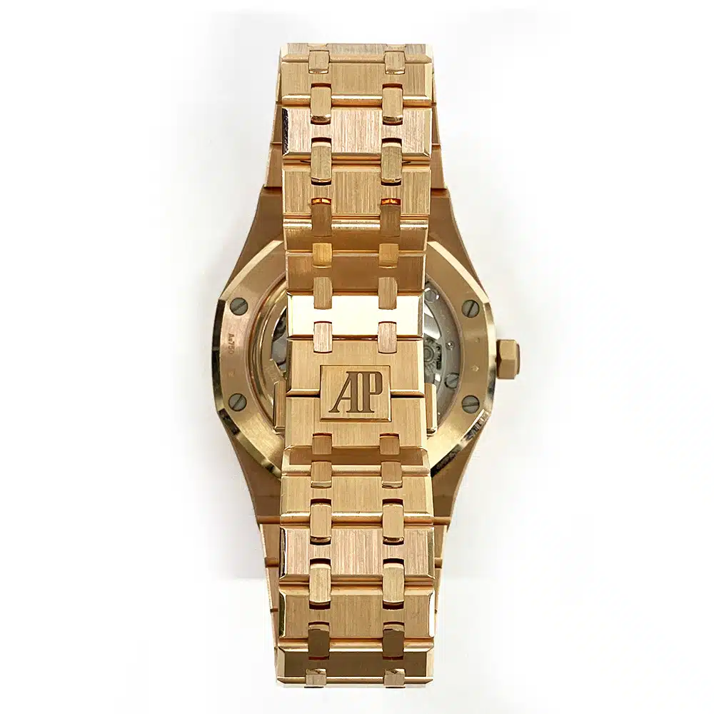 Audemars Piguet Royal Oak 15510OR.OO.1320OR.03 41mm Rose Gold with Blue Dial Watch 2023 – image 5