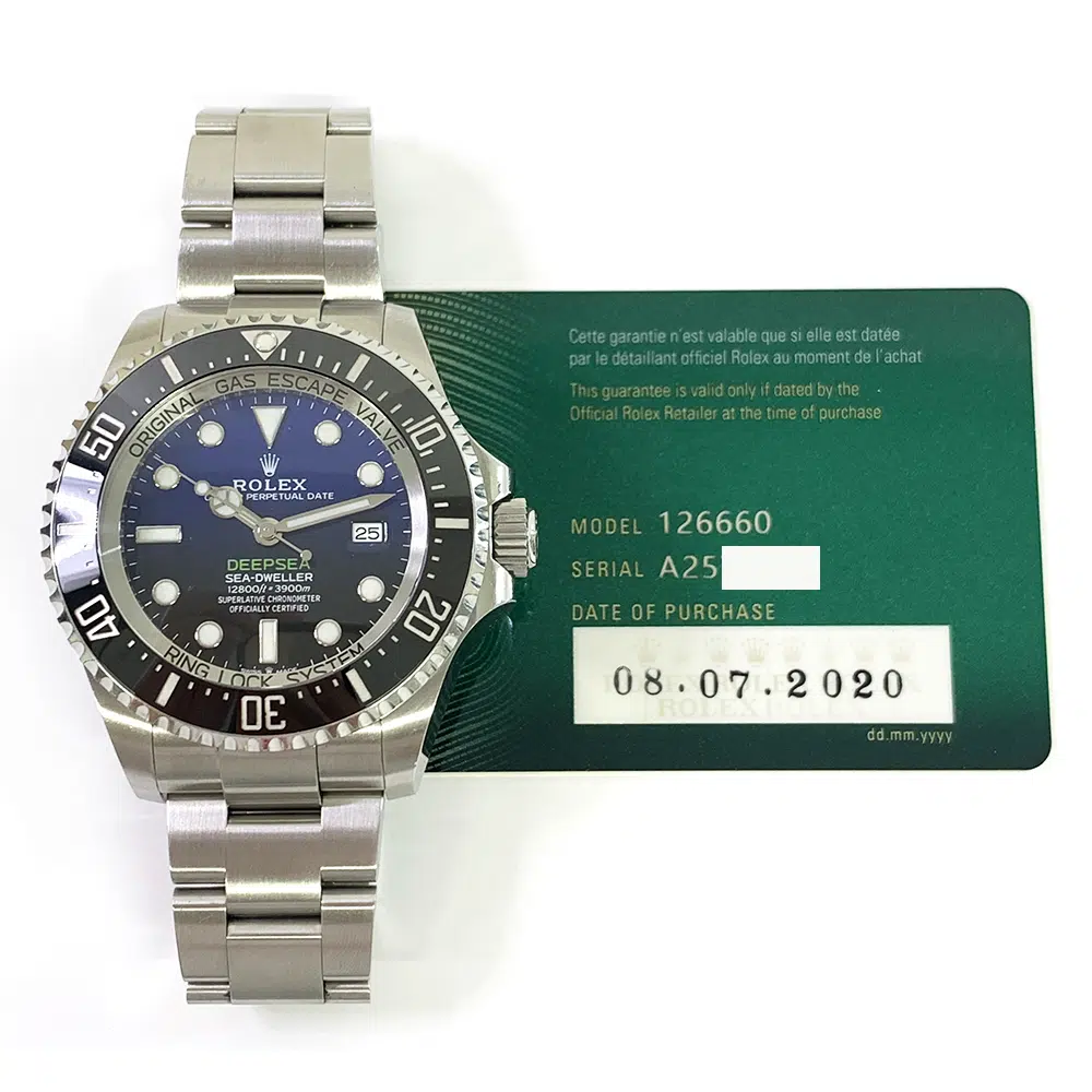 Rolex Sea-Dweller Deepsea 44mm Oyster 126660 Stainless Steel Watch Blue Dial – image 2