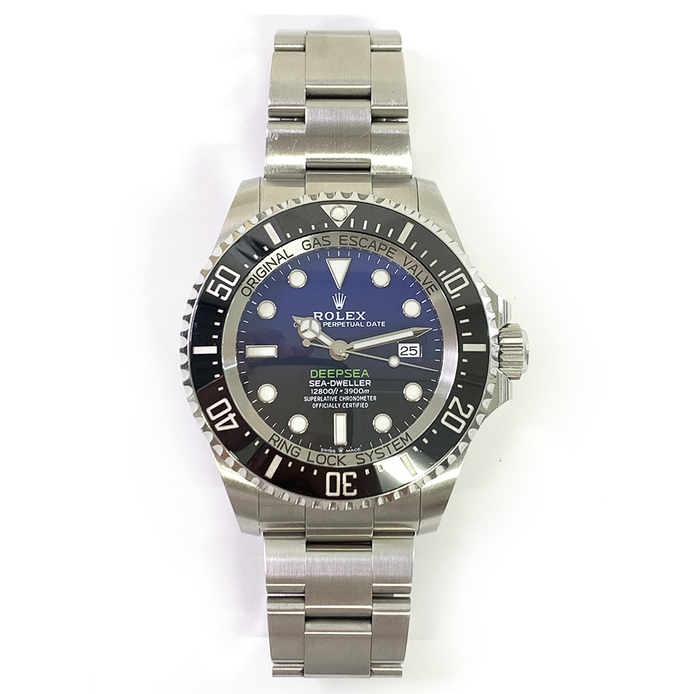 Rolex Sea-Dweller Deepsea 44mm Oyster 126660 Stainless Steel Watch Blue Dial