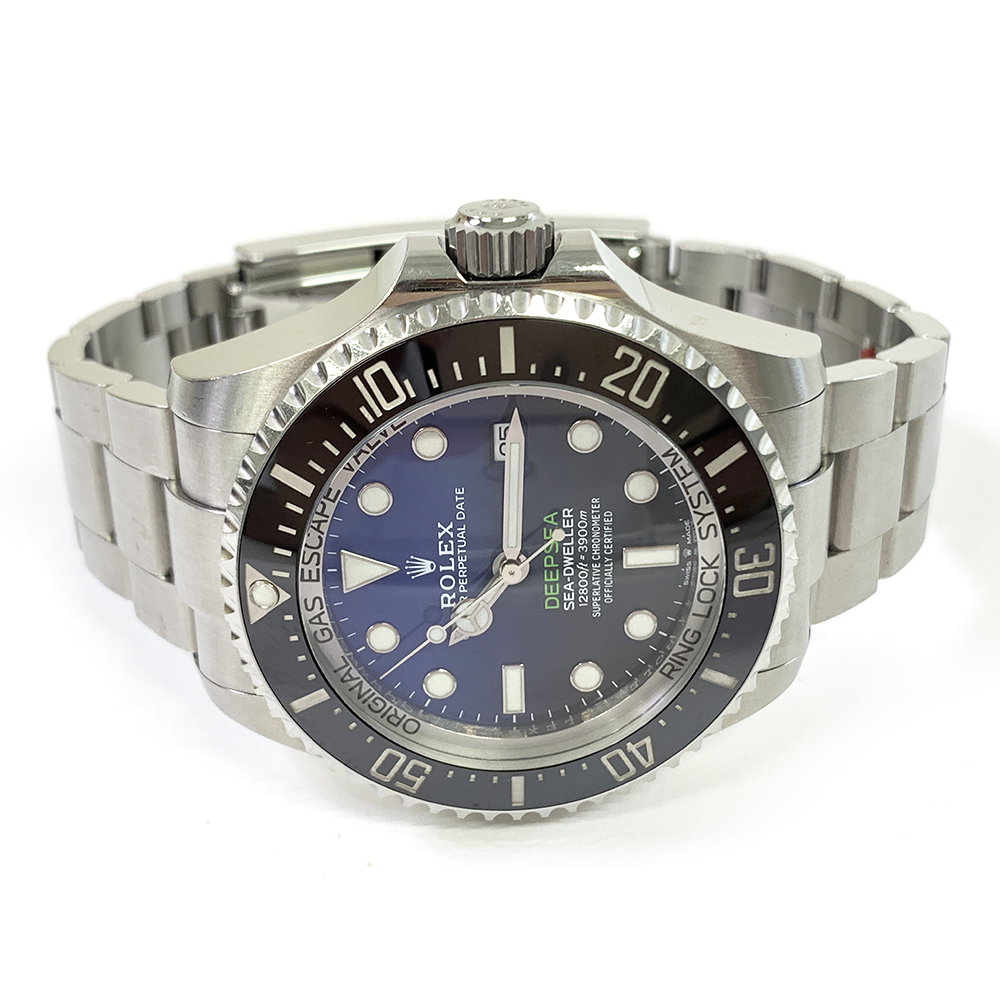 Rolex Sea-Dweller Deepsea 44mm Oyster 126660 Stainless Steel Watch Blue Dial