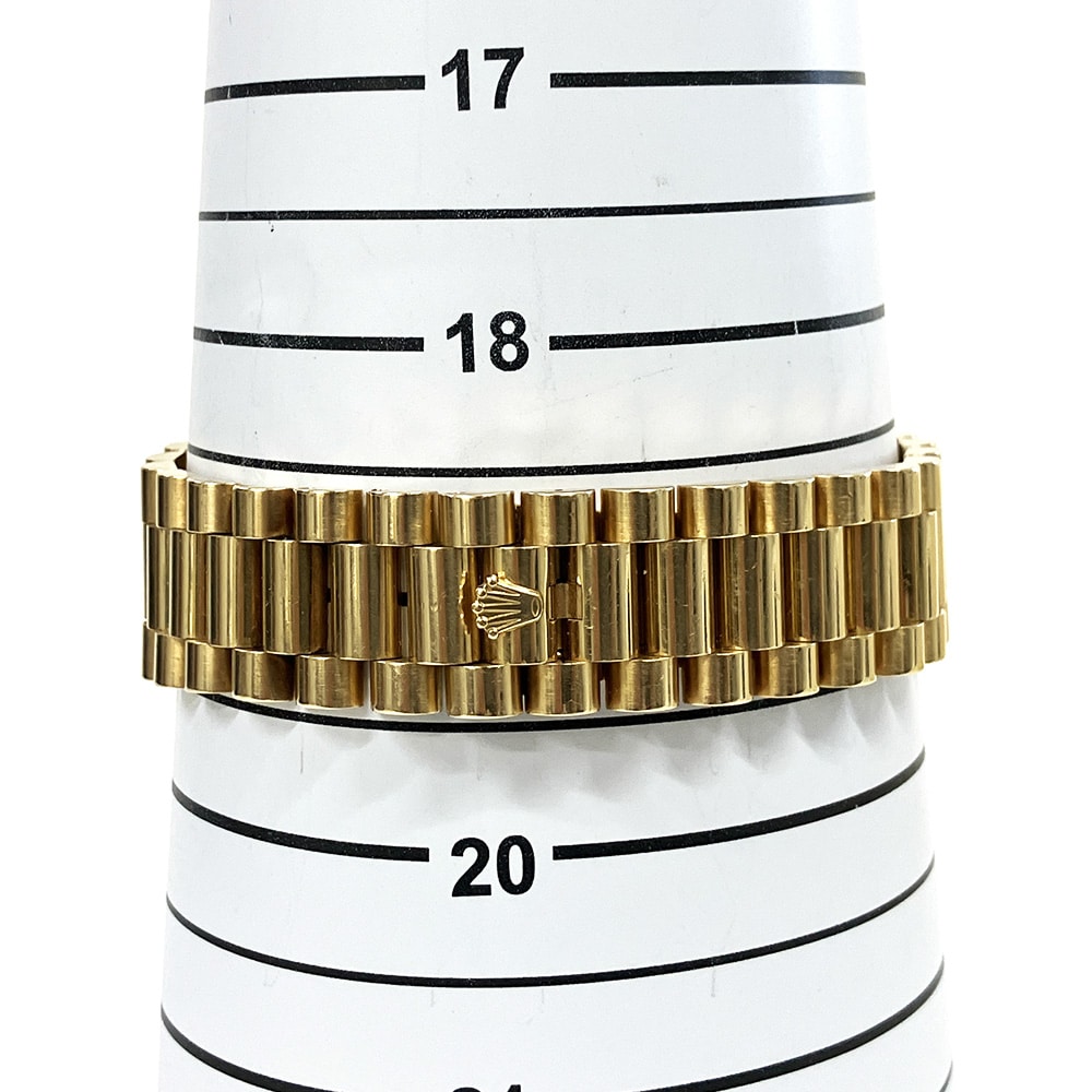 Rolex Day-Date II 218398BR 41mm Yellow Gold with Champagne Diamond Dial Watch