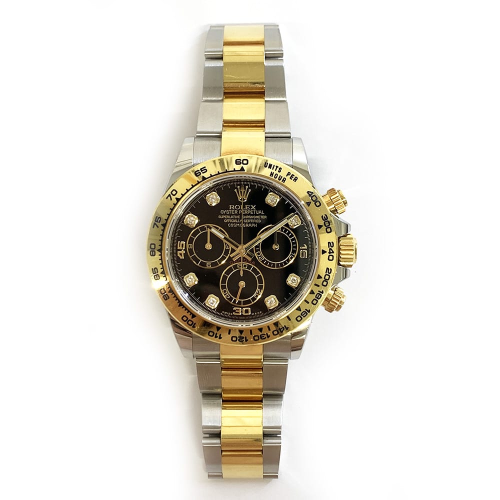 Rolex Daytona 40mm Stainless Steel and Yellow Gold 116503 with Black Dial Watch 2019