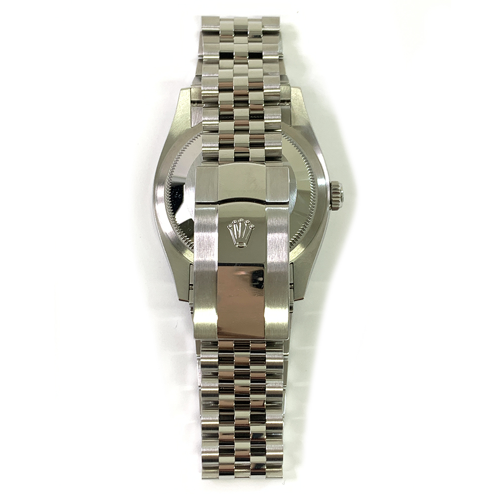 Rolex Datejust 126234-0045 Wimbledon Roman Dial Stainless Steel Jubilee Fluted Bezel