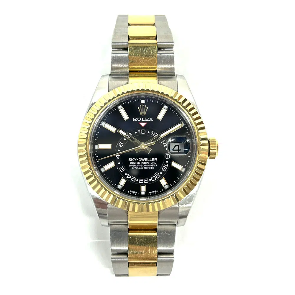 Rolex Sky-Dweller 42mm Oyster 326933 Stainless Steel/Yellow Gold with Black Dial Men's Watch 2019 – image 3