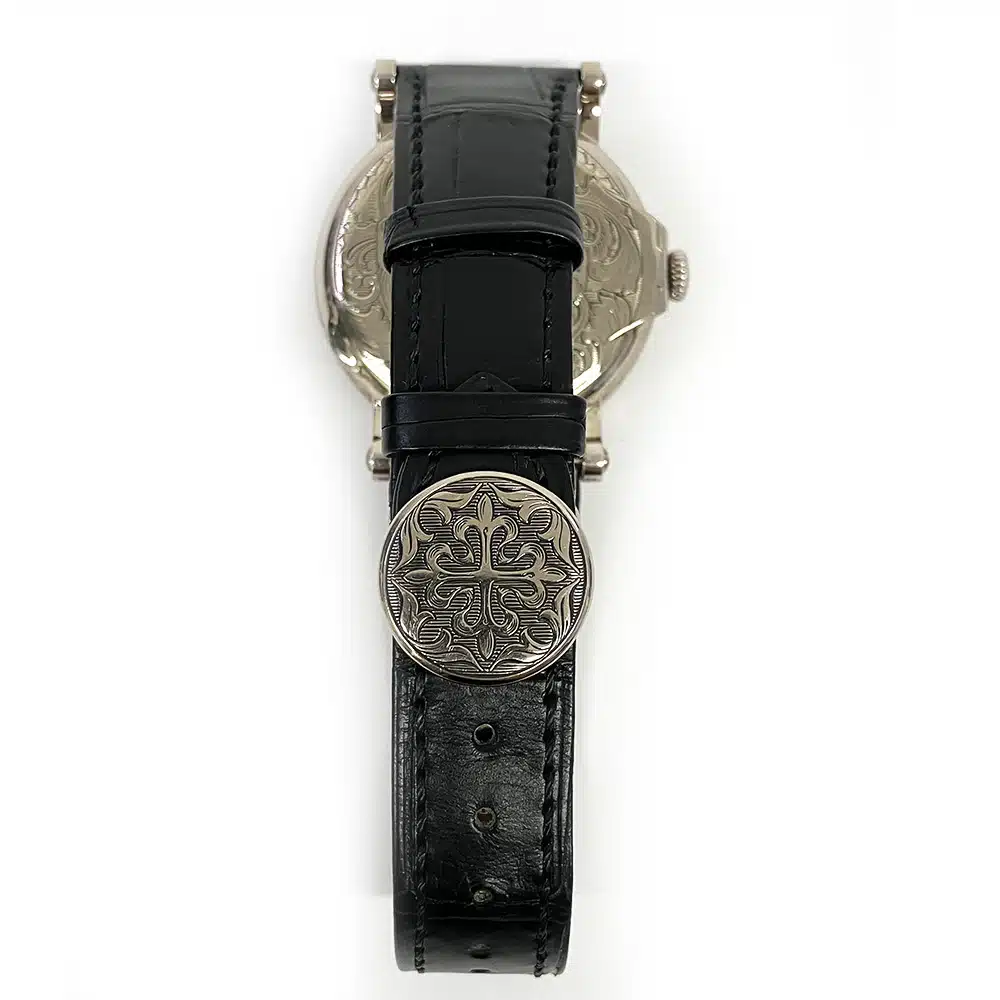 Patek Philippe Perpetual Calendar 5160/500G-001 38mm White Gold With Black Leather Watch 2018 – image 6