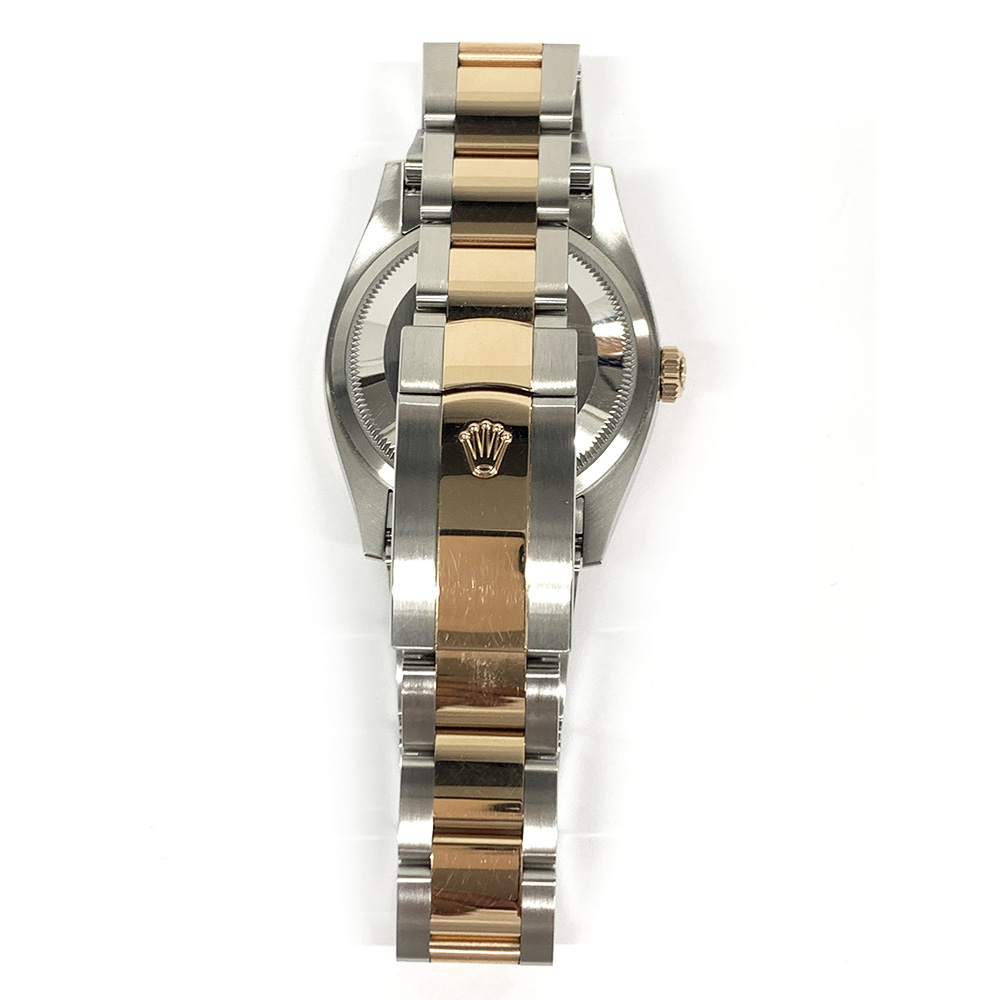 Rolex Datejust 36 Stainless Steel Rose Gold Silver Fluted Dial 126281RBR 2022