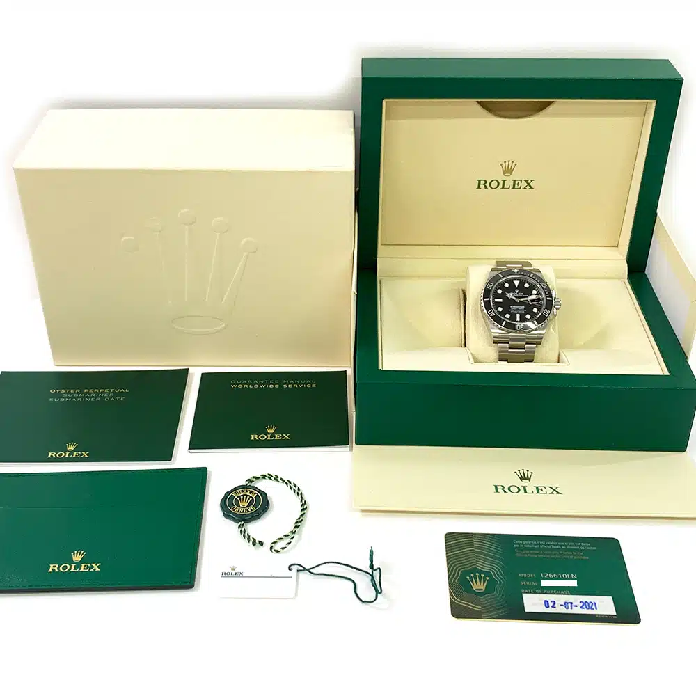 Rolex Submariner 126610LN Oyster Steel Watch Black Dial 2021 – image 8