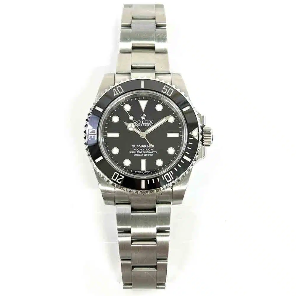 Rolex Submariner 114060 No Date 40mm Oyster Stainless Steel Watch Black Dial 2015 – image 3